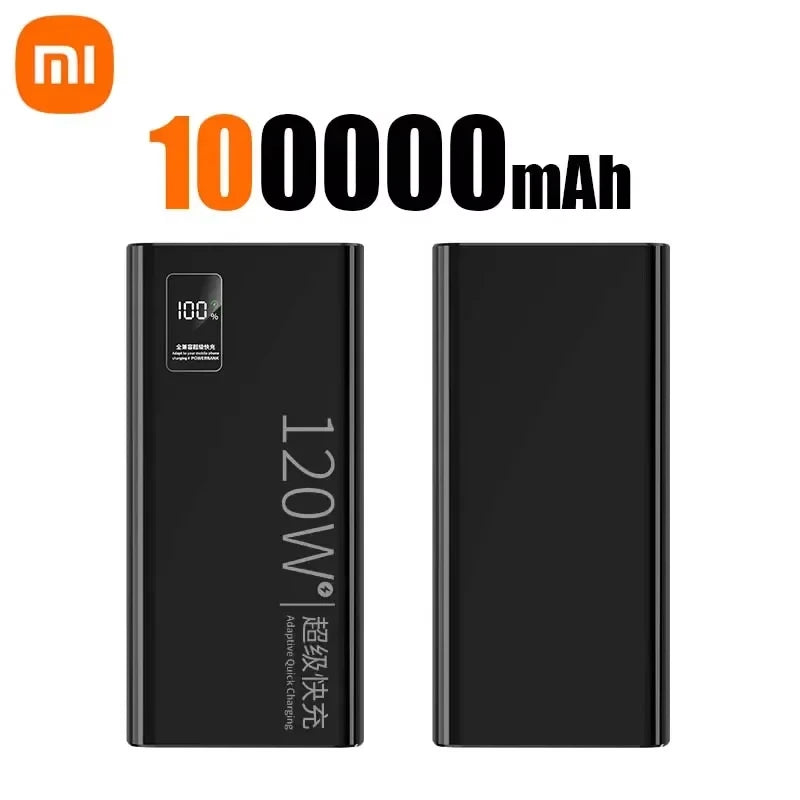 Xiaomi 500000mAh Power Bank High Capacity PowerBank 120W Fast Charging Portable External Battery Charger For iPhone Samsung