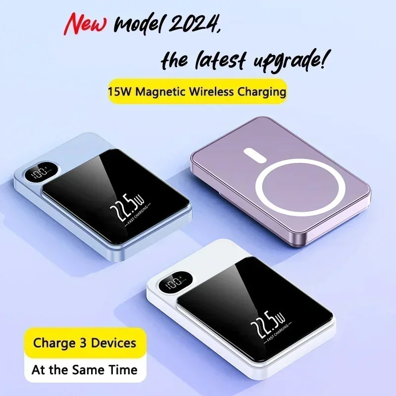 Xiaomi Original 30000mAh Wireless Magnetic Power Bank Magsafe Ultra Fast Charging Portable Large Capacity Phone Accessories