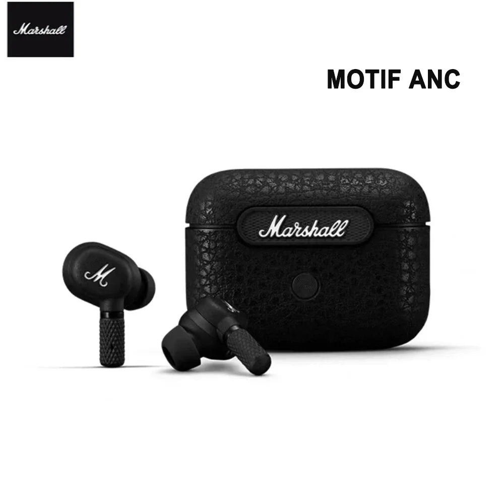 Original Marshall MOTIF ANC True Bluetooth 5.2 Headphones Active Noise Cancelling Headphones In-ear Earbuds Waterproof Headset