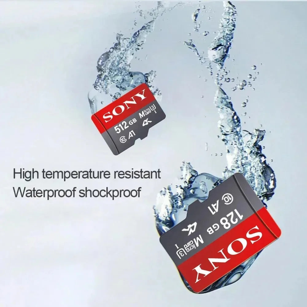 Sony TF Memory Card 1TB High Speed Micro SD Card 128GB 1TB 512GB 256GB A2 U3 V30 SD TF Flash Cards For Xiaomi Phone Computer