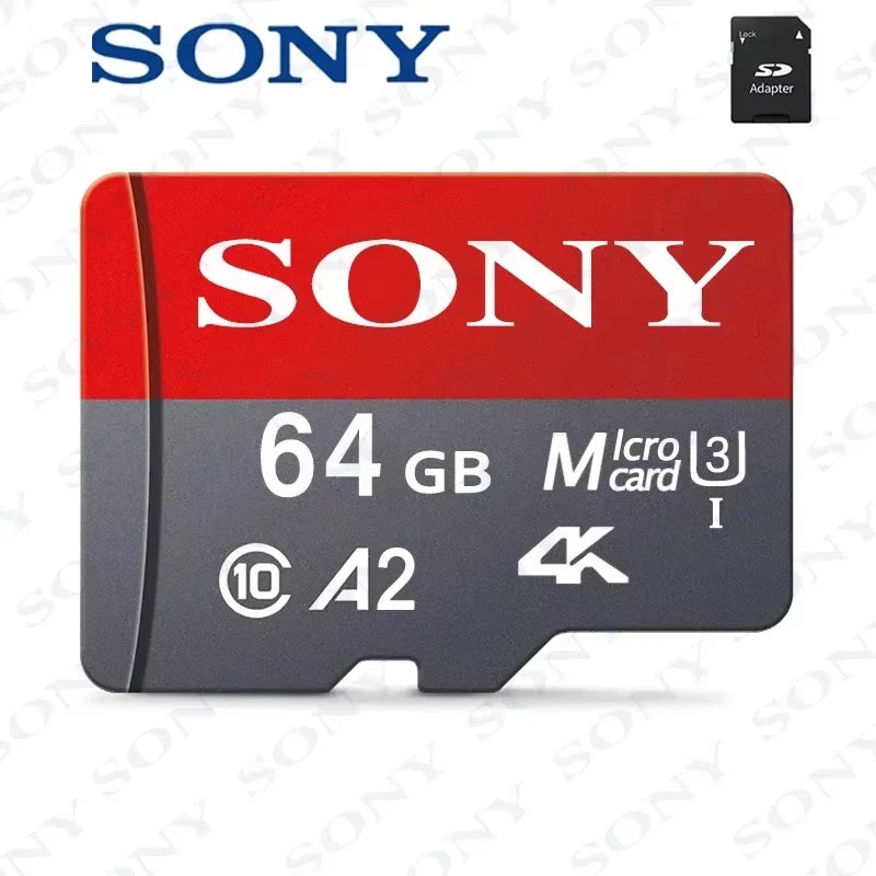Sony TF Memory Card 1TB High Speed Micro SD Card 128GB 1TB 512GB 256GB A2 U3 V30 SD TF Flash Cards For Xiaomi Phone Computer