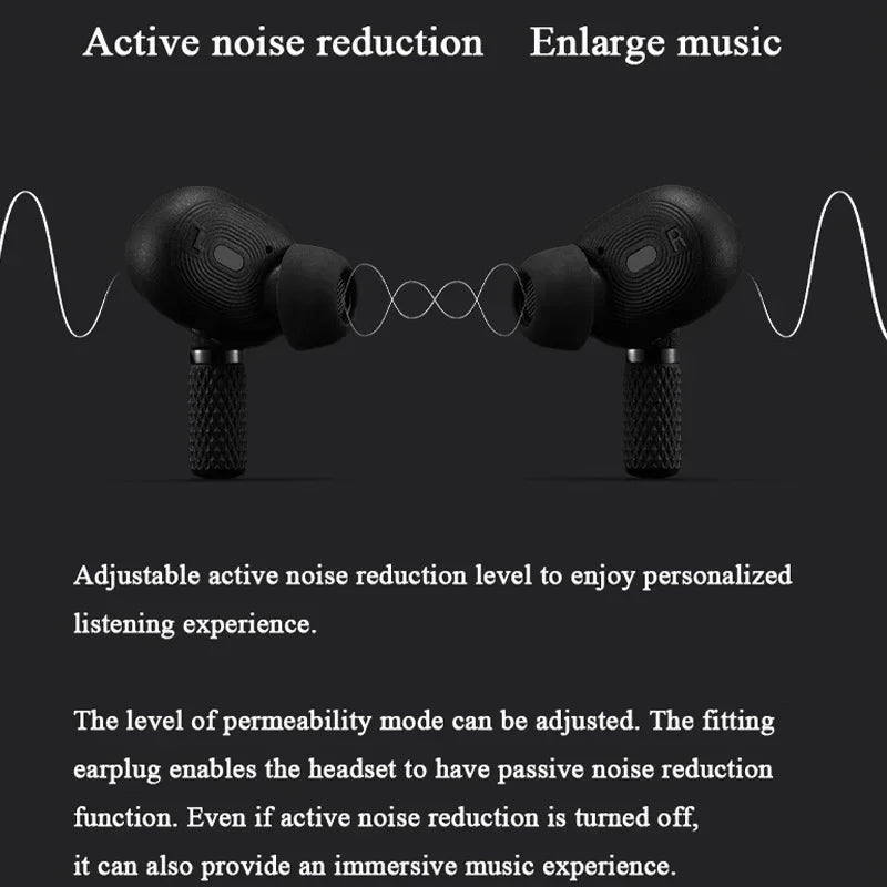 Original Marshall MOTIF ANC True Bluetooth 5.2 Headphones Active Noise Cancelling Headphones In-ear Earbuds Waterproof Headset