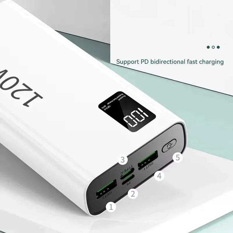 Xiaomi 500000mAh Power Bank High Capacity PowerBank 120W Fast Charging Portable External Battery Charger For iPhone Samsung