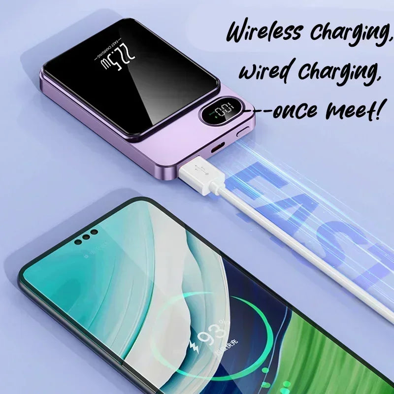 Xiaomi Original 30000mAh Wireless Magnetic Power Bank Magsafe Ultra Fast Charging Portable Large Capacity Phone Accessories