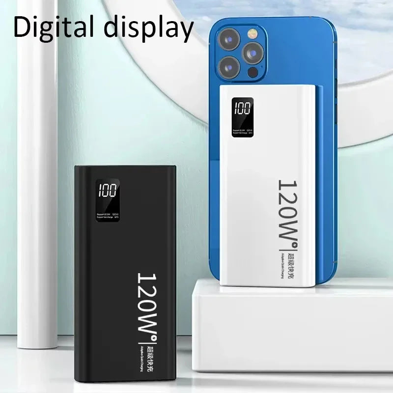 Xiaomi 500000mAh Power Bank High Capacity PowerBank 120W Fast Charging Portable External Battery Charger For iPhone Samsung