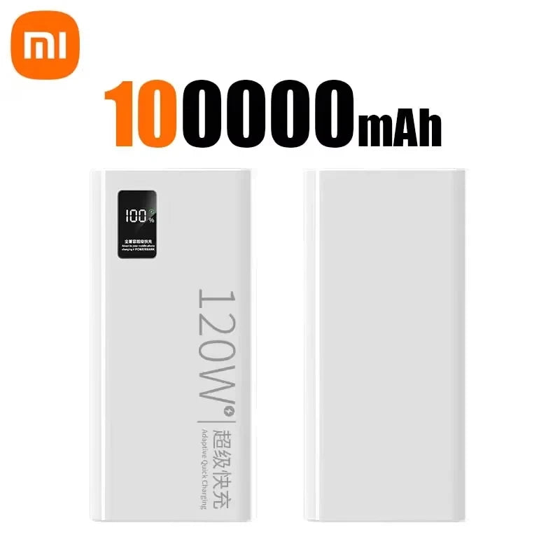 Xiaomi 500000mAh Power Bank High Capacity PowerBank 120W Fast Charging Portable External Battery Charger For iPhone Samsung