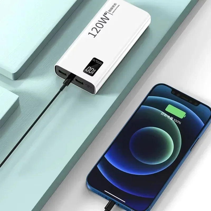 Xiaomi 500000mAh Power Bank High Capacity PowerBank 120W Fast Charging Portable External Battery Charger For iPhone Samsung