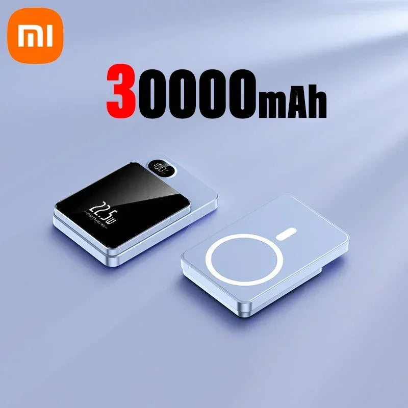 Xiaomi Original 30000mAh Wireless Magnetic Power Bank Magsafe Ultra Fast Charging Portable Large Capacity Phone Accessories
