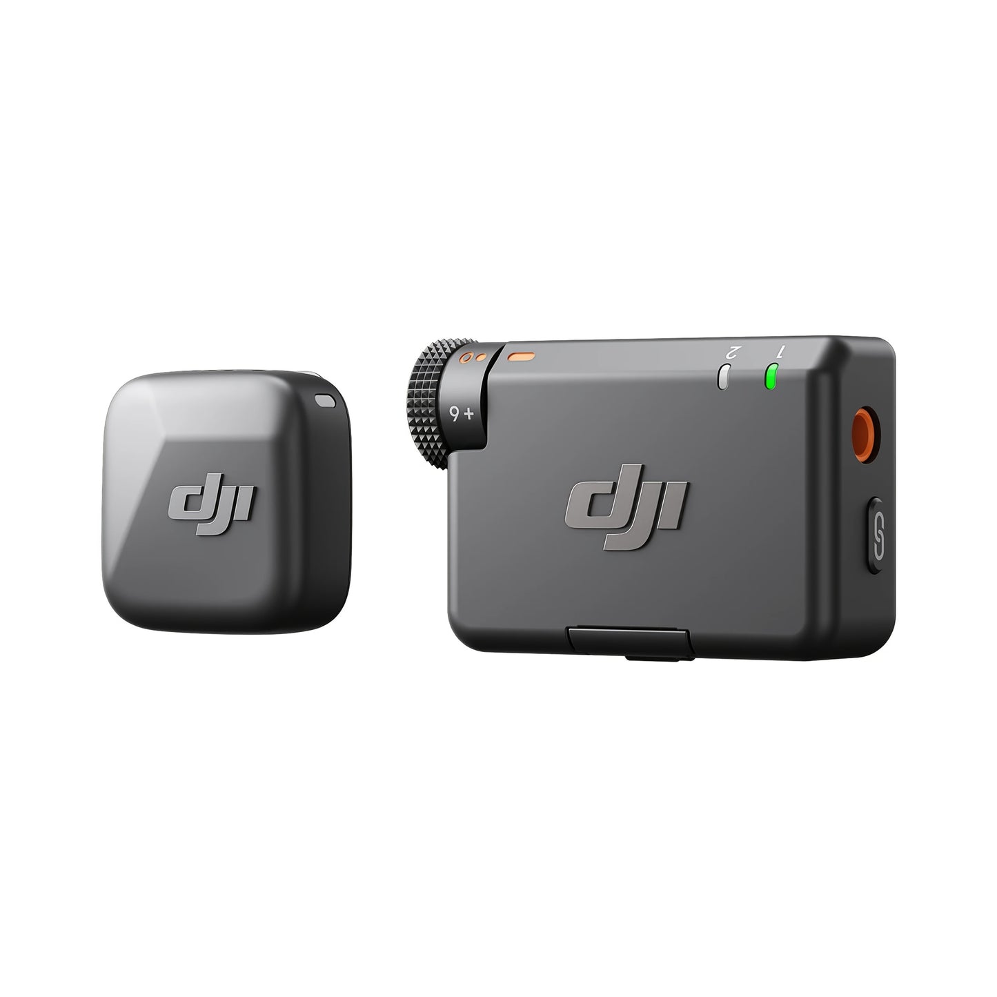 for dji Mic Mini Wireless Microphone System with 2 TX & 1 RX + Charging Case - Ultralight Noise-Canceling Lavalier for DJI Osmo Mobile 7P/Pocket3, Compatible with Iphones, Android Phones, Streaming, Vlogging, Content Creation