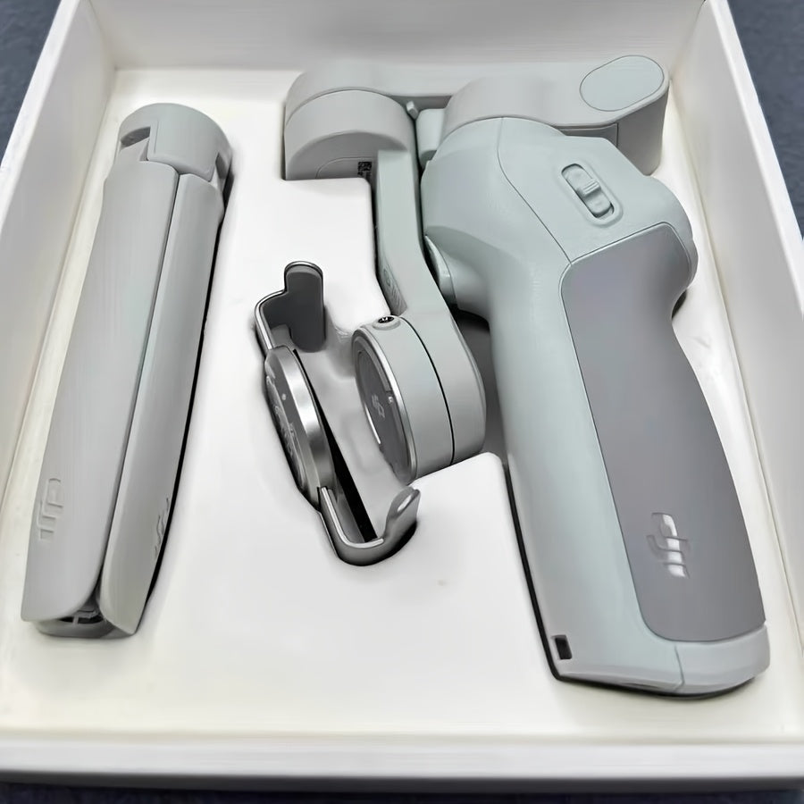 DJI Osmo Mobile SE OM Handheld Gimbal Stabilizer, a portable, foldable, intelligent follow - shooting and anti - shake mobile phone selfie gadget that is compatible with various devices