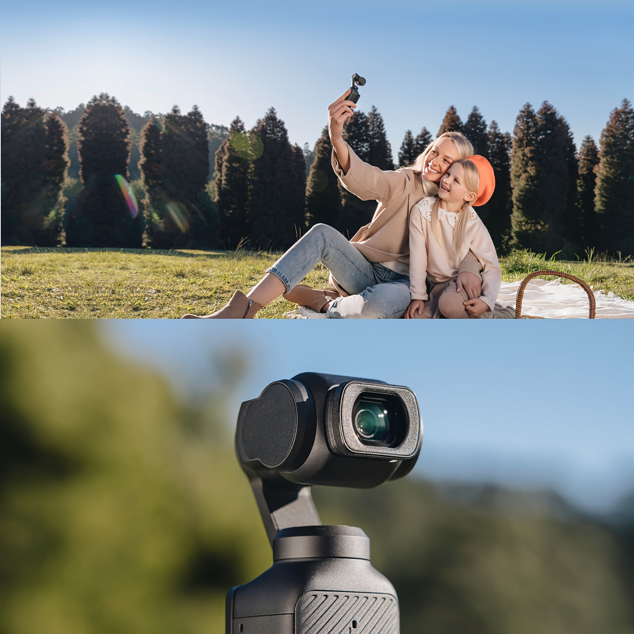 DJI OSMO Pocket 3, 2.54cm pocket gimbal camera travel handheld vlog camera, Lingyan handheld digital camera, Awesome image quality, cinematic texture