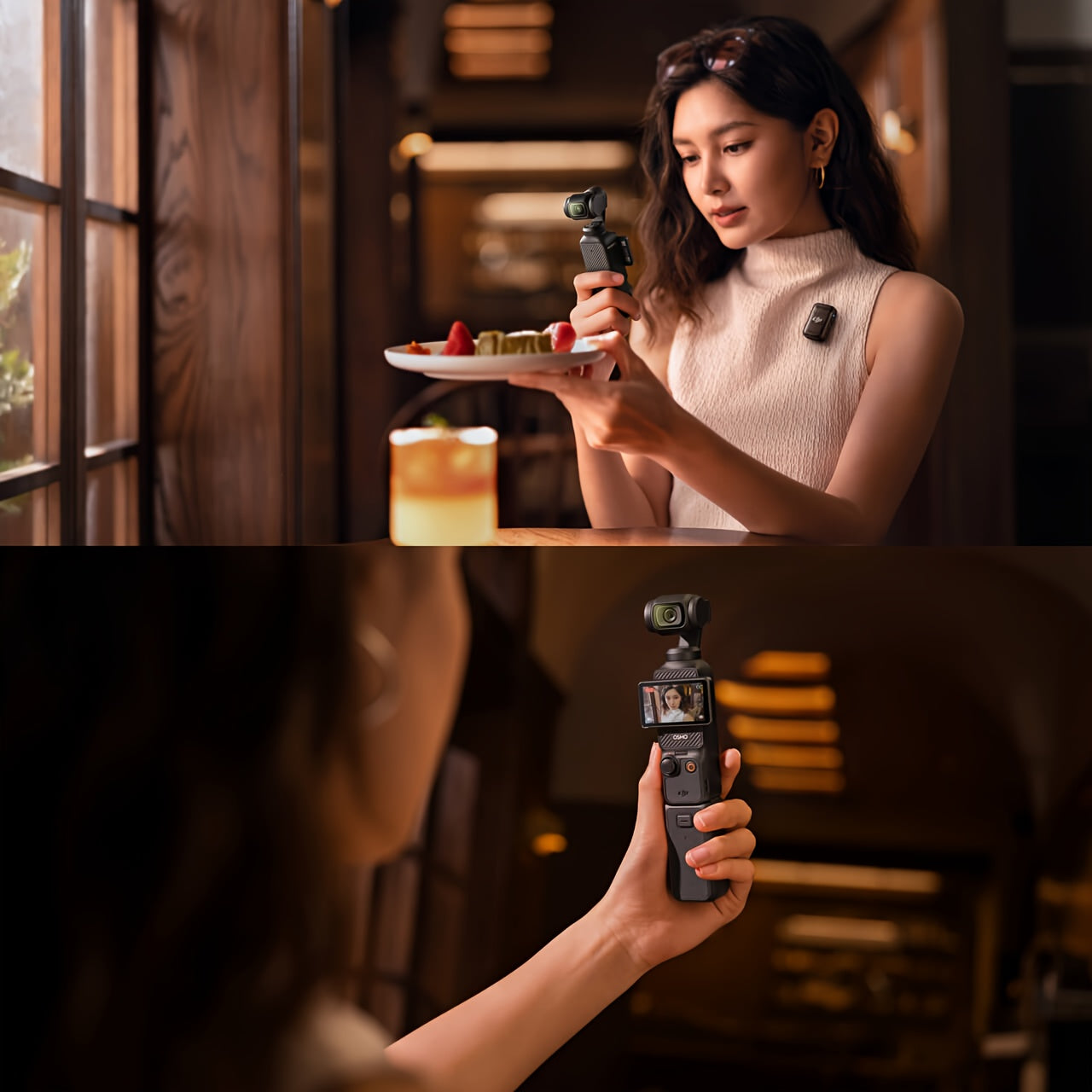 DJI OSMO Pocket 3, 2.54cm pocket gimbal camera travel handheld vlog camera, Lingyan handheld digital camera, Awesome image quality, cinematic texture