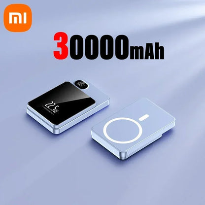 Xiaomi Original 30000mAh Wireless Magnetic Power Bank Magsafe Ultra Fast Charging Portable Large Capacity Phone Accessories
