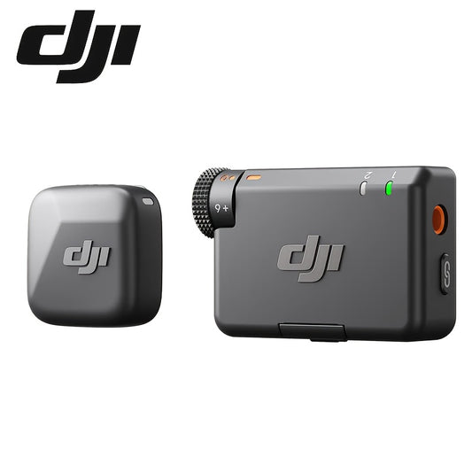 DJI Mic Mini 1TX + 1RX Wireless Lavalier Microphone System - USB-C Rechargeable, Clear Radio for DJI Devices, Portable & Compact Design, Ideal for Interviews, Podcasts, and Vlogging, Mini Microphone, Vlogging Setup, Sleek Mic